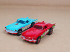 2x Hot Wheels '57 Thunderbird T-Bird blackwall Mattel türkies rot konvolut set