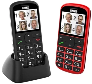Telefono cellulare per ANZIANI tasti grandi bluetooth fotocamera micro sd sos - Imagen 1 de 11