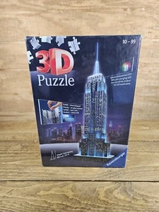 Rompecabezas Ravensburger 3D Edición Nocturna Empire State Building Iluminado LED  - Imagen 1 de 4
