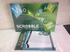 Mattel Games Scrabble Cross Word Original Board Game + Scrabble Score Sheet Pad