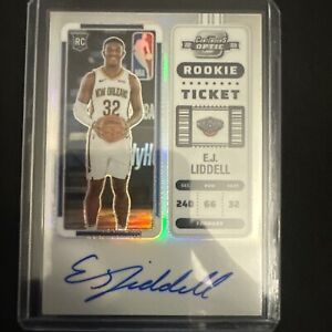 2022-23 PANINI CONTENDERS OPTIC EJ LIDDELL HOLO ROOKIE TICKET AUTO PELICANS