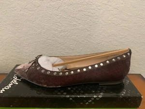 Zapatos informales Sam Edelman Ralf para mujer punta puntiaguda tachonados planos visón - Imagen 1 de 7
