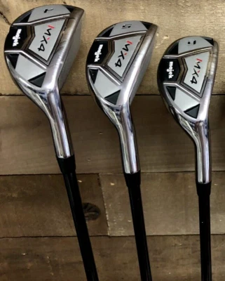 USED RH Mens Majek MX4 Hybrid Iron Set #4-6 Regular Flex Graphite Shaft 411-HPS1 - Image 1 of 4