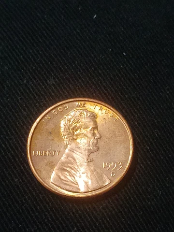 1993 D  Lincoln Memorial Cent DDO/DDR UNCIRCULATED RED Cover