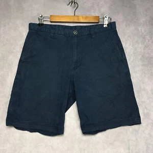 Tommy Bahama Herren Shorts Größe 32 blau vorne flach Baumwolle Tencel Stretch Freizeit - Bild 1 von 13