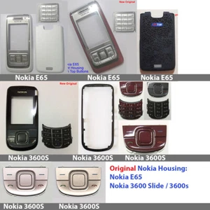 100% Genuine Original Nokia E65,3600 Slide,Front,Button,Keypad,Backcover Housing - Picture 1 of 33