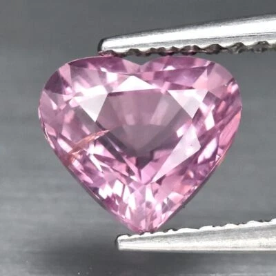 1.58Ct Natural Passion Pink Spinel Heart Shape Tanzania Loose Gemstone See Video - Image 1 of 2