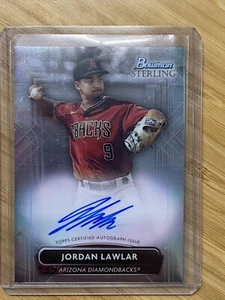 2022 JORDAN LAWLAR BOWMAN STERLING PROSPECT AUTOGRAPH #PA-JL RC NEW! HOT AUTO - Picture 1 of 3