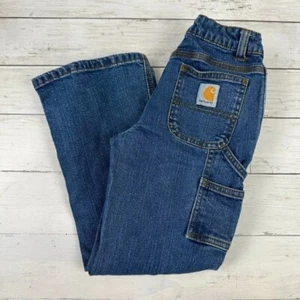Carhartt Jeans Workwear Carpenter Jeans Boys 6 (measures 21x19.5") - Picture 1 of 13
