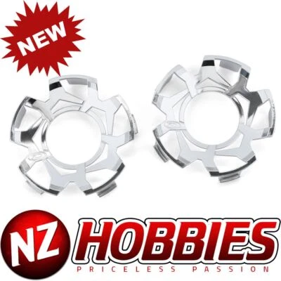 Duratrax DTX2816 Clip-Lock Wheel Face Mirror Chrome for Ripper 5.7" Wheel (2) - Image 1 of 4