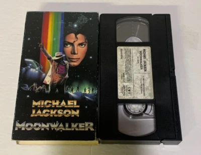 Michael Jackson VHS Moonwalker 1988 King of Pop CBS Music Video - Image 1 of 2
