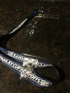 2019 Columbus BLUE JACKETS Stanley Cup Playoffs - LANYARD + LAPEL PIN *NEW* - Picture 1 of 6