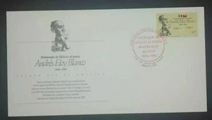 RA) 1997, MEXICO, POET, ANDRES ELOY BLANCO, FDC, XF - Picture 1 of 1