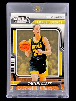 Tarjeta de radiocontrol CAITLIN CLARK ROOKIE SP Insert Panini Contenders 2023-24 - IOWA Foto 1 de 4