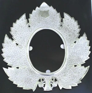 Beautiful Vintage Engraved Asian 925 St. Silver Photo Frame 118 Gr. - Picture 1 of 6