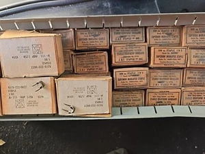 US Military Electric Staples Graybar Superior Insulated WW2 - 100 Each Box READ* - Picture 1 of 5