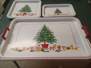 Juego de Bandeja Árbol de Navidad Vintage Himark Saltera 3 Piezas - Imagen 1 de 13