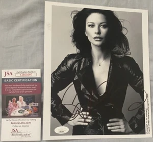 Frühes Autogramm von Catherine Zeta Jones signed 8x10 Foto Schauspielerin mit JSA COA - Bild 1 von 4