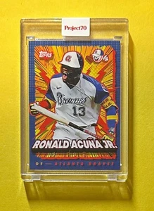 Topps Project 70 2021 Ronald Acuña Jr. por Sket una tarjeta #726 Braves - Imagen 1 de 2