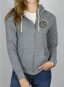 Sudadera con capucha y cremallera completa Pittsburgh Steelers Sunday para dama - Imagen 1 de 3