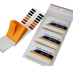 3-er Set pH Teststreifen Universal pH1-14 pH-Wert Messung mit Skala 240 Streifen - Bild 1 von 3