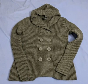Wet Seal Kapuzenpullover Zopfmuster klein grün (Etikett entfernt) - Bild 1 von 8