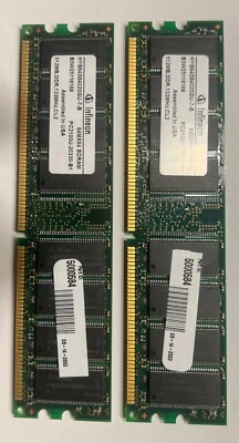 INFINEON HYS64D64020GU-7-B 64MX64 SDRAM 512mb DDR 133MHz PC2100 RAM Foto 1 de 2