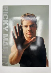Ricky Martin Livin La Vida Loca Tour Program Book & Ticket Stub - Picture 1 of 3