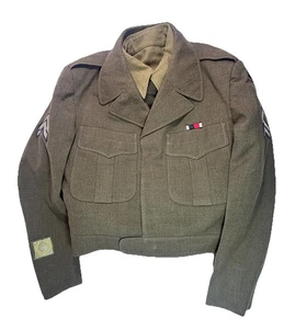 WWII US Army 43rd Infantry Division Ike Jacket Uniform Set – Corporal Rank - Picture 1 of 11