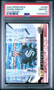 Shane Wright Young Guns Canvas PSA 10 Kraken - Bild 1 von 2