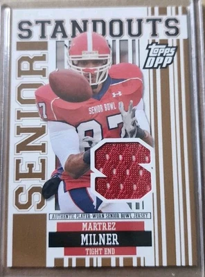 Martrez Milner 2007 Topps Draft Picks & Prospects #SS-MM Senior Standout Jersey - Image 1 of 2