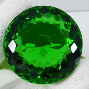 Natural 251.30 Carat Green Tsavorite Garnet Round Loose Gemstone_CERTIFIED - Picture 1 of 12