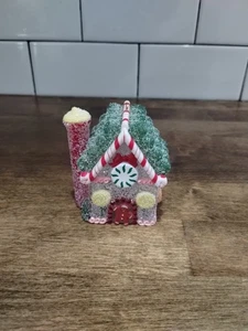 Punze 1984 Zuckerpflaume Landhaus Glitzer Ornament Weihnachten Lebkuchenmann - Bild 1 von 7