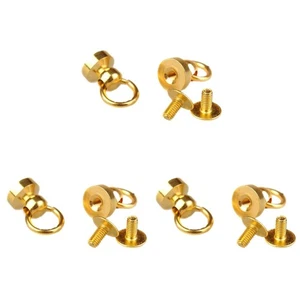 Set of 3 Schnuller Nägel Nietbolzen Aus Messing Lederverschlüsse - Bild 1 von 12