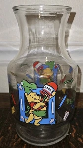 VINTAGE ANKER HOCKING DISNEY WINNIE the POOH GLAS SAFT QUART KARAFFE SEHR GUTER ZUSTAND - Bild 1 von 8