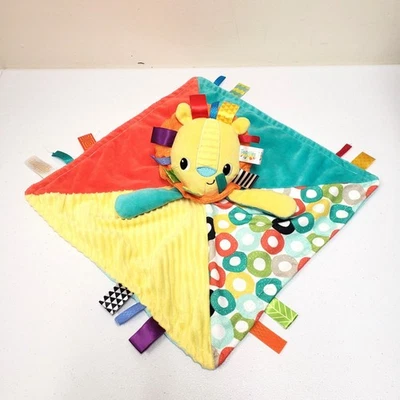 Bright Starts Taggies Lion Baby Lovey Security Blanket Plush - Image 1 of 4