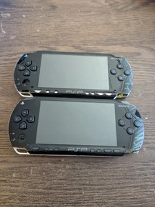 2 Black Sony PSP-1000 (1001) Consoles - For Parts/repair Not Sure Whats Wrong  - Picture 1 of 3