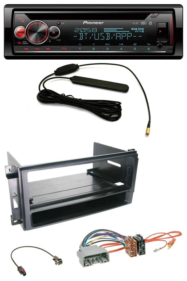Pioneer USB DAB MP3 Bluetooth CD Autoradio für Chrysler 300C Sebring Dodge Aveng - Bild 1 von 4
