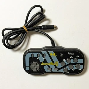 PC Engine Avenue Pad 6 PCE Controller NEC NAPD 1002 Grey Blue Game Japan JP - Picture 1 of 11