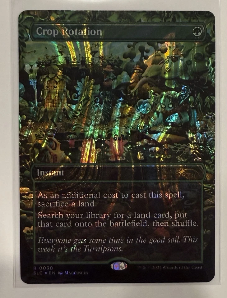 Crop Rotation HALO FOIL - Encyclopedia Secret Lair Magic The Gathering NM - Image 1 of 2