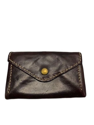 HENRY CUIR Men's Brown Leather Bi-fold Wallet (Slightly Used) - Image 1 of 4