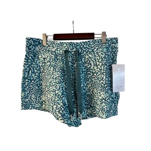 Athleta Balance 4 Inch Elastic Drawstring Breathable Soft Blue NWT Shorts M - Picture 1 of 6