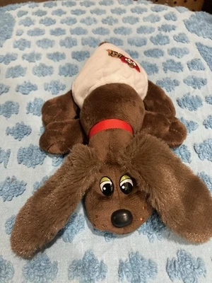 POUND PUPPIES PLUSH All Brown Puppy Stuffed Animal Plush 2022 HASBRO SOFT EARS - Image 1 of 4