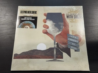 SLEEPING WITH SIRENS LET'S CHEERS TO THIS [BLUE/ORANGE SPLATTER LP] NEW LP - Image 1 of 4