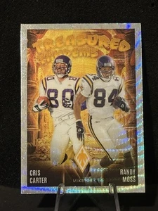 2024 Panini Phoenix Treasured Tandems Wave Randy Moss / Cris Carter - Vikings - Picture 1 of 1