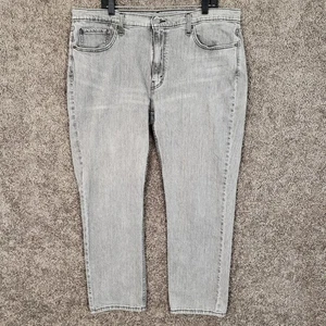 Levi's 514 Straight Fit Jeans Mens W40 L30 Fits 40x29 Gray Denim Pants - Picture 1 of 9