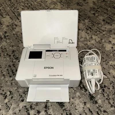 Epson PictureMate PM-400 Wireless Compact Color Photo Printer working great - Image 1 of 4