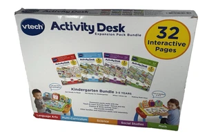 VTech Activity Desk Kindergarten Bundle Expansion Pack Complete - Picture 1 of 2