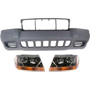 Bumper Cover Fascia Front for Jeep Grand Cherokee 1999-2003 - Picture 1 of 12