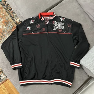 G Unit Jacket Mens 3XL Black Track Warm Up Rap Hip Hop 50 Cent Streetwear - Picture 1 of 9
